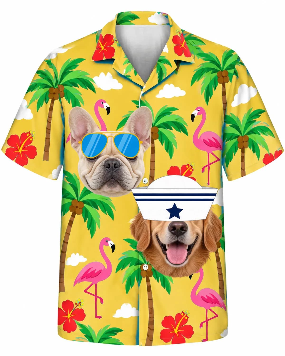 Pet Face Beach Day Hawaiian Shirt thumb 3