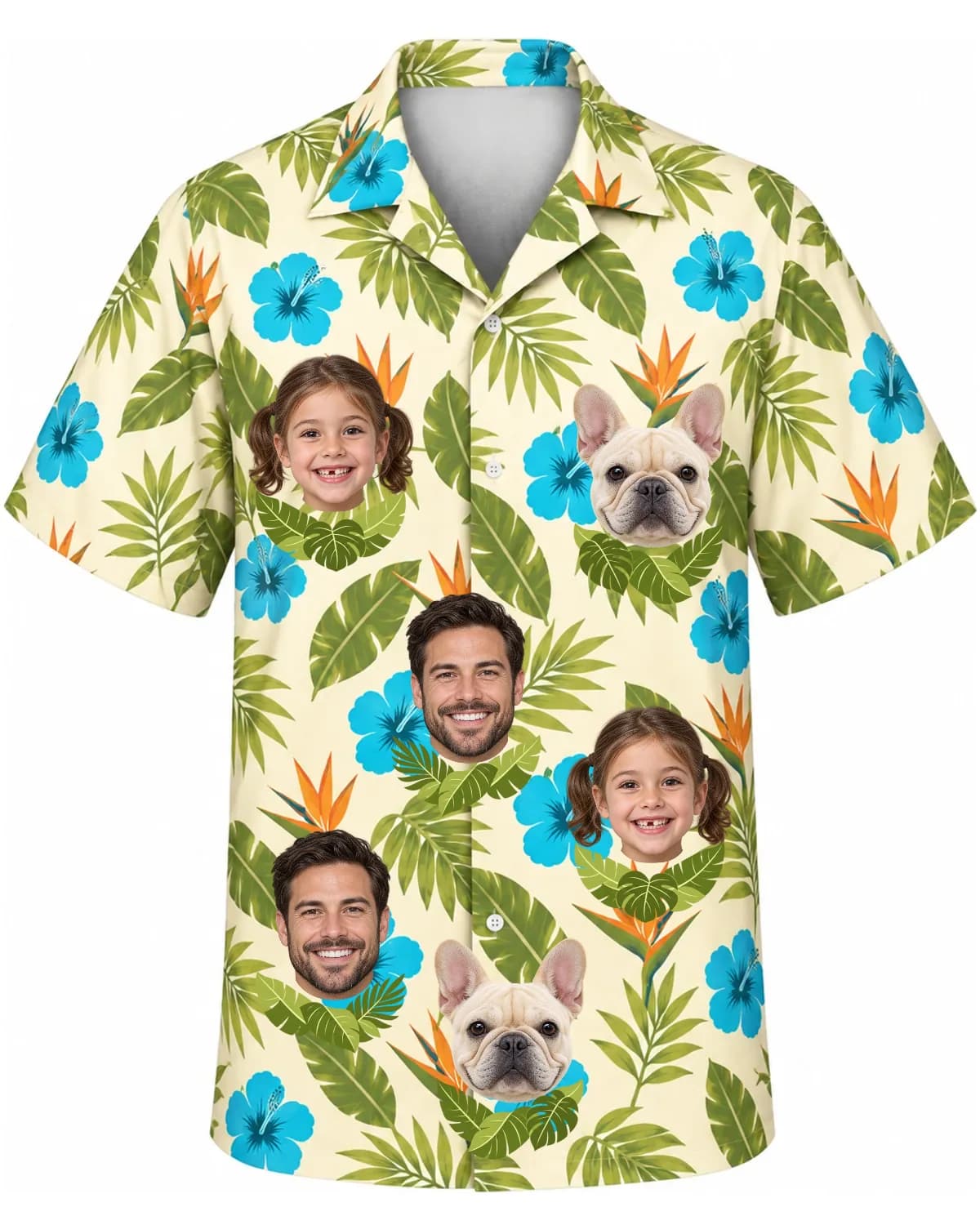 Peekaboo Leaves Hawaiian Shirt thumb 5
