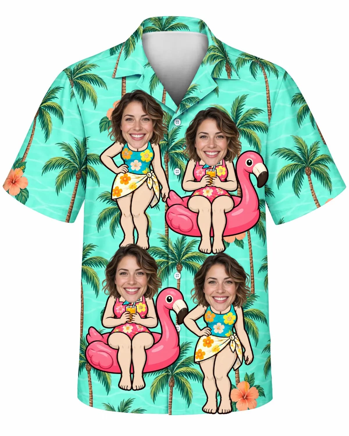 Poolside Pose Hawaiian Shirt thumb 3