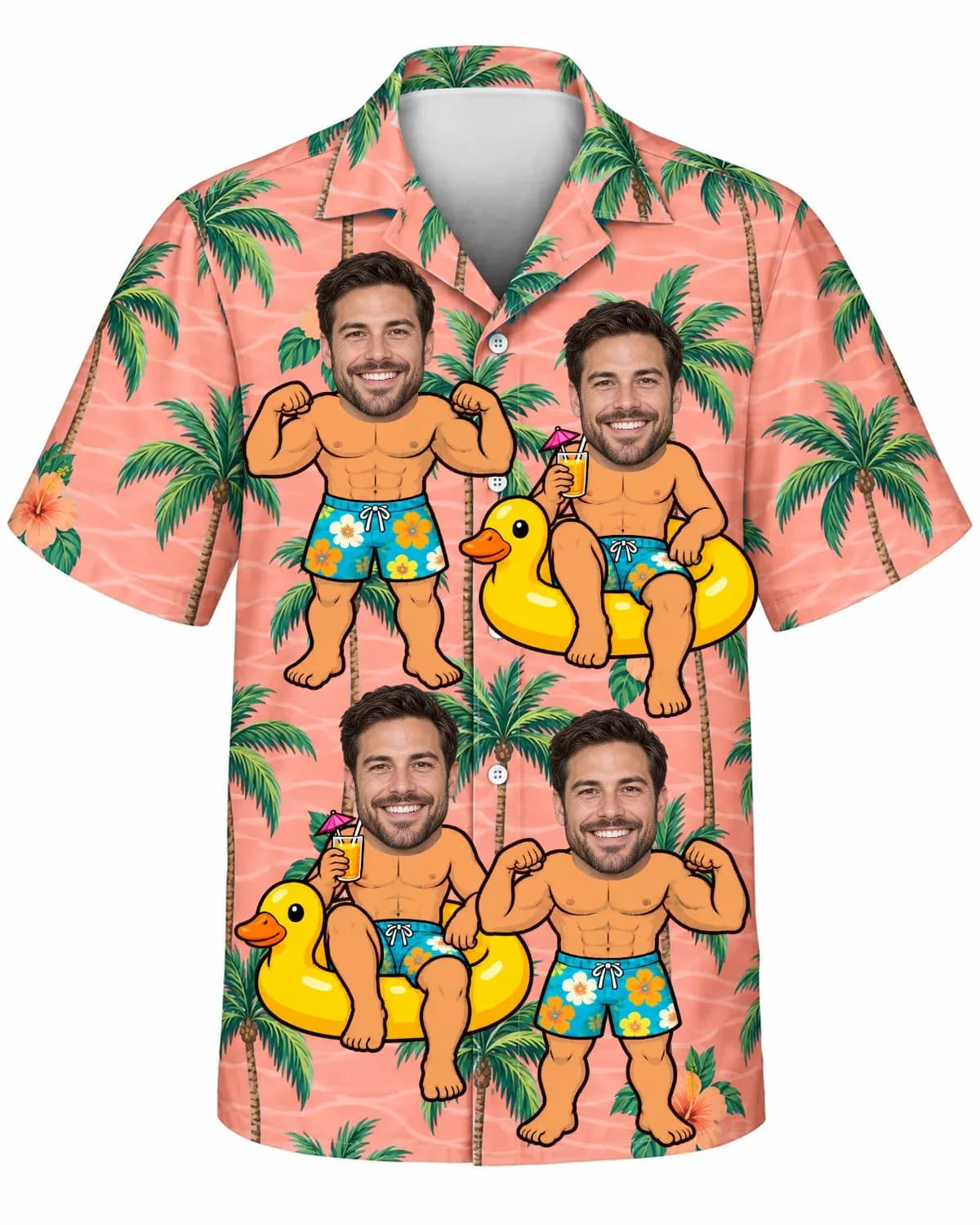 Poolside Pose Hawaiian Shirt thumb 4