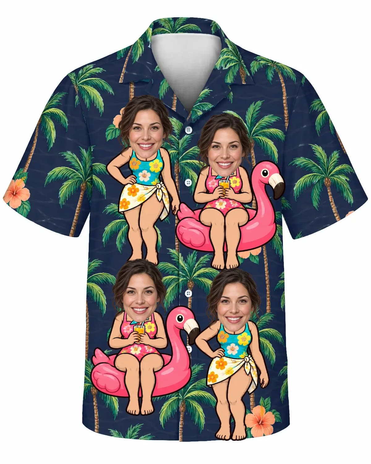 Poolside Pose Hawaiian Shirt thumb 5