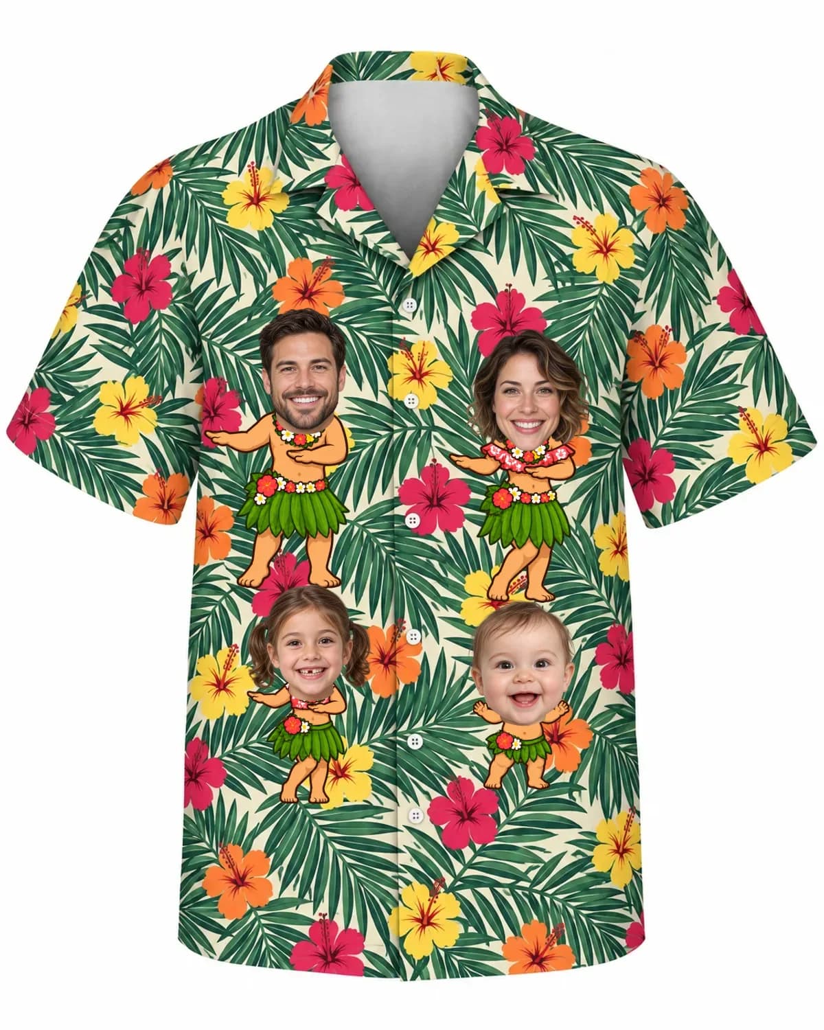 Hula Dancers Hawaiian Shirt