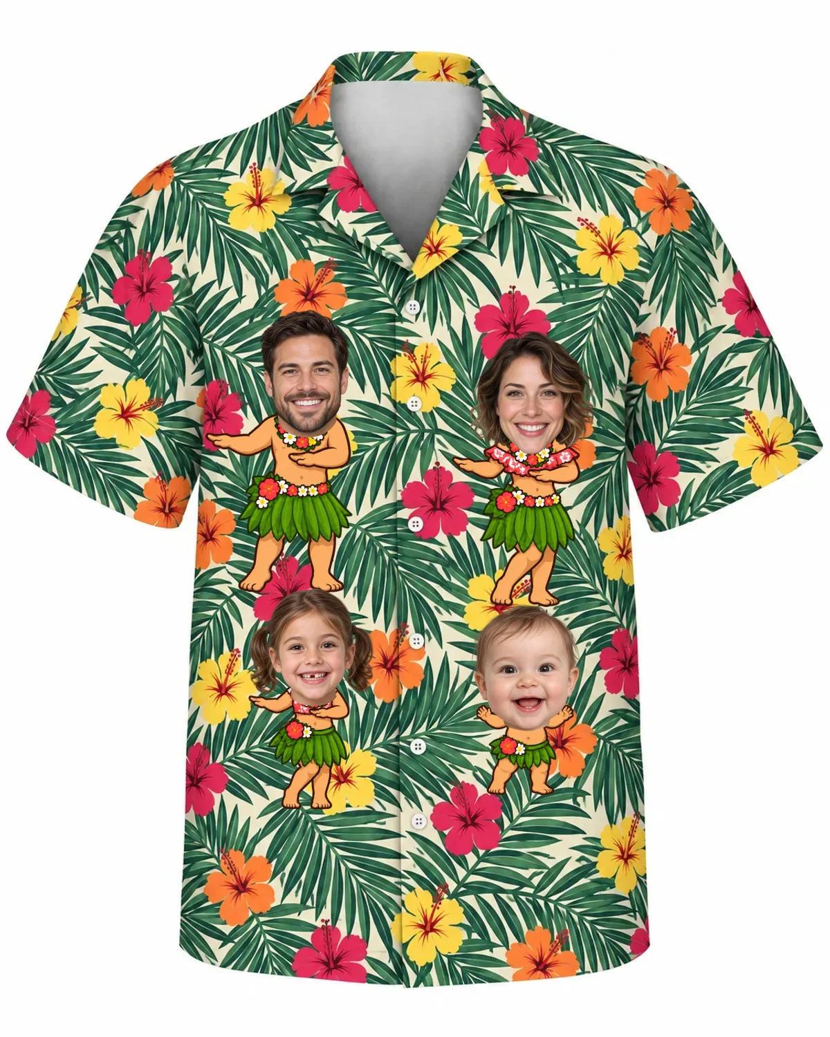 Hula Dancers Hawaiian Shirt